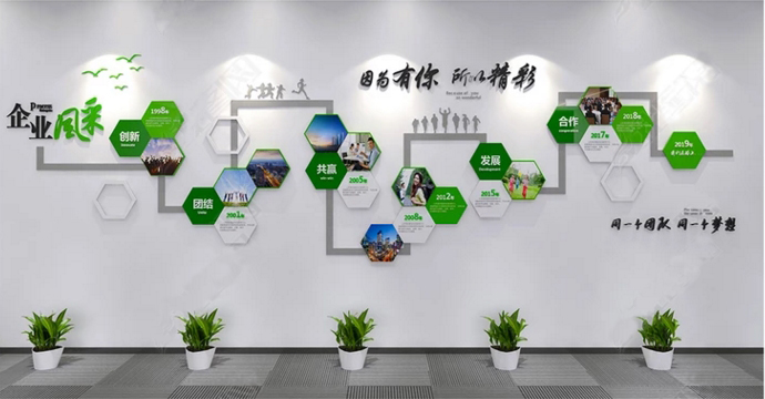 【企業文化墻】——鄭州華瑞公司形象墻